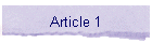 Article 1